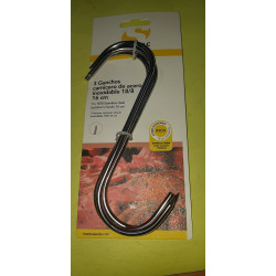 GANCHO CARNICERO INOX BLISTER DE 3 18/8 N-12
