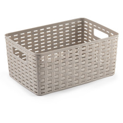 CESTA MULTIUSO 10L MARRON CL
