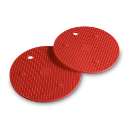 SALVAMANTEL SILICONA IMAN RED SET-2