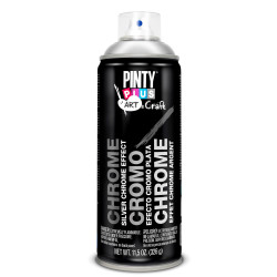 PINTURA SPRAY EF. CROMO PLATA