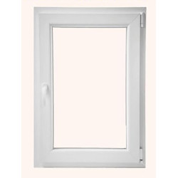 VENTANA CANDO PVC 1 HOJA IZQUIERDA 100X80