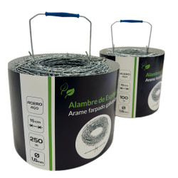 ALAMBRE ESPINO 15 CM R/250