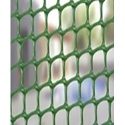 MALLA CUADRADA 0,5X0,5CM VERDE 1X5 M