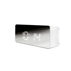 DESPERTADOR ESPEJO RECTANGULAR