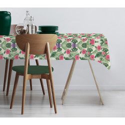 MANTEL HULE PVC TAHITI REDONDO