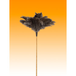 PLUMERO AVESTRUZ LARGO PLUMA 23-24 M/VARILLA