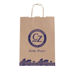 BOLSA PAPEL KRAFT ASA C/350