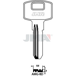 LLAVE EN BRUTO LATON SEGUR