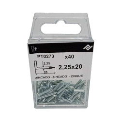ESCARPIAS ACERO ZN C/40 PZS