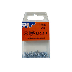 TORNILLO R/CHAP C/ALOM ZN C/21